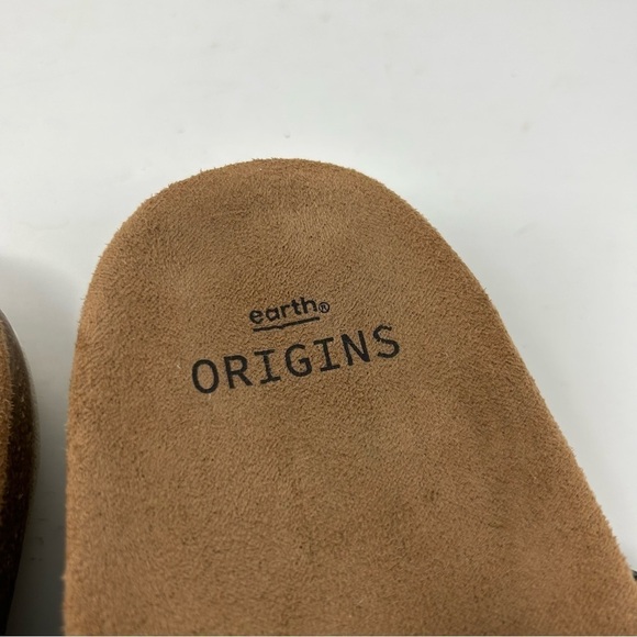 Earth Origins Oceana Blue Gray Slip On Puffy Pillow Textured Sandals Size 10 W - Picture 10 of 11